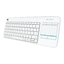 Logitech Wireless Touch Keyboard K400 Plus - Tastatur - Weiß