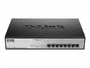 D-Link DGS 1008MP - Switch - unmanaged - an Rack montierbar - PoE (140 W)