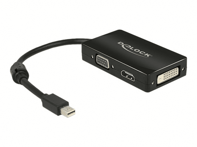 Delock DisplayPort-Adapter - Mini DisplayPort (M) bis HD-15, HDMI Type A,...