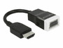 Delock 65587 HDMI-A VGA - 3.5mm Schwarz - Weiß Kabelschnittstellen-/adapter