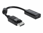 Delock Adapter Displayport male > HDMI female - Video- / Audio-Adapter -...