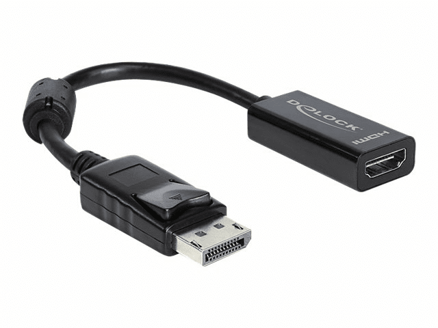 Delock Adapter Displayport male > HDMI female - Video- / Audio-Adapter -...