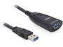 Delock USB 3.0 5m 5m Schwarz USB Kabel