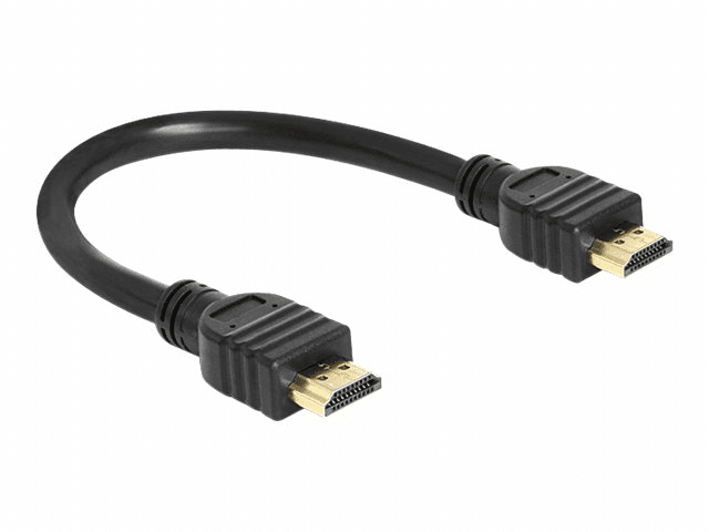 Delock 83352 0.25m HDMI HDMI Schwarz HDMI-Kabel