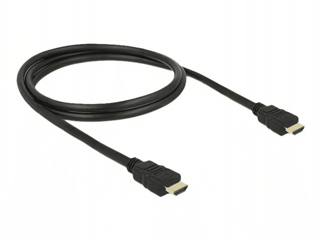 Delock HDMI mit Ethernetkabel - HDMI (M) bis HDMI (M) - 1 m