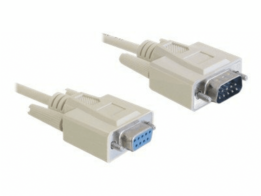 Delock Sub-D9 2m 2m Sub-D9 Sub-D9 Grau Serien-Kabel - 1A Shop