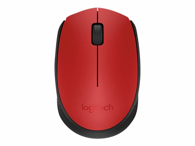 Logitech M171 - Maus - 1.000 dpi Optisch - 3 Tasten - Rot