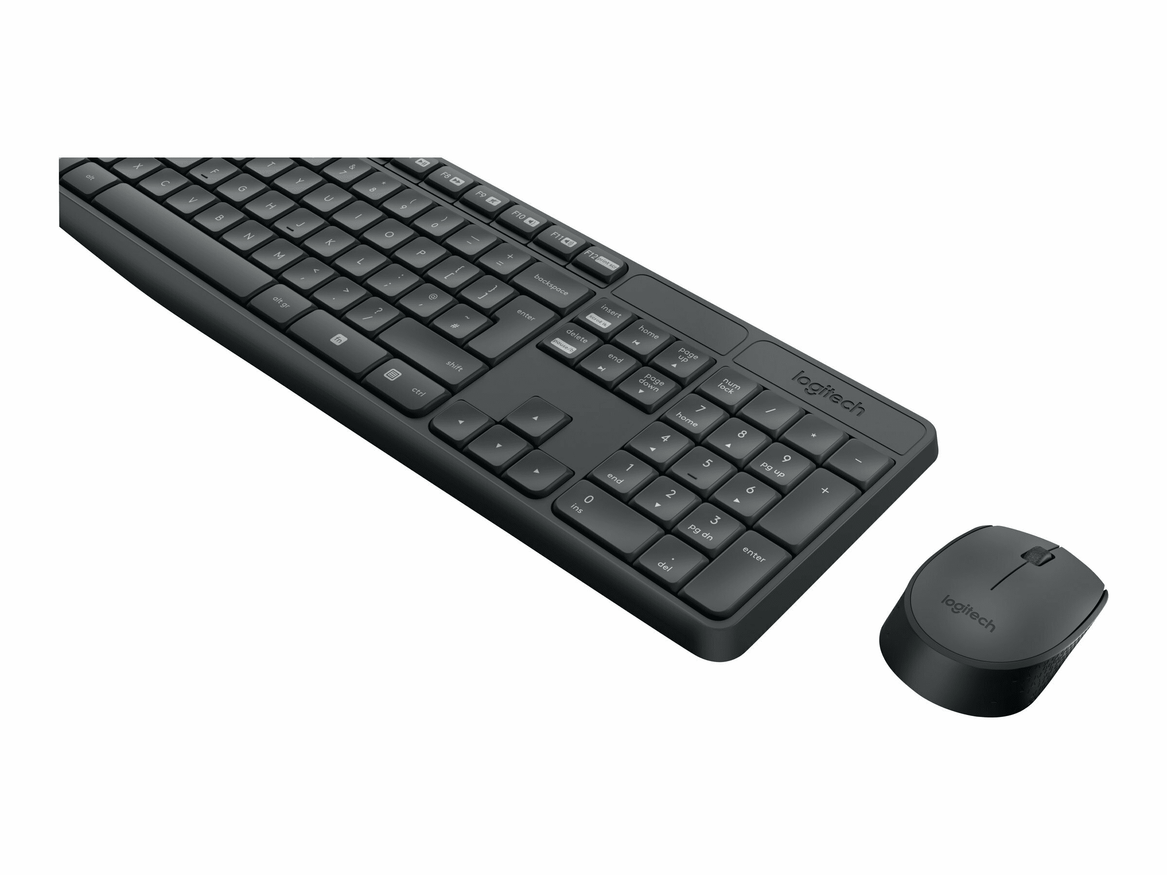 Logitech Wireless Desktop MK235, USB, DE