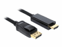 Delock Kabel DisplayPort 1.1 Stecker > High Speed HDMI-A Stecker Passiv 3 m...