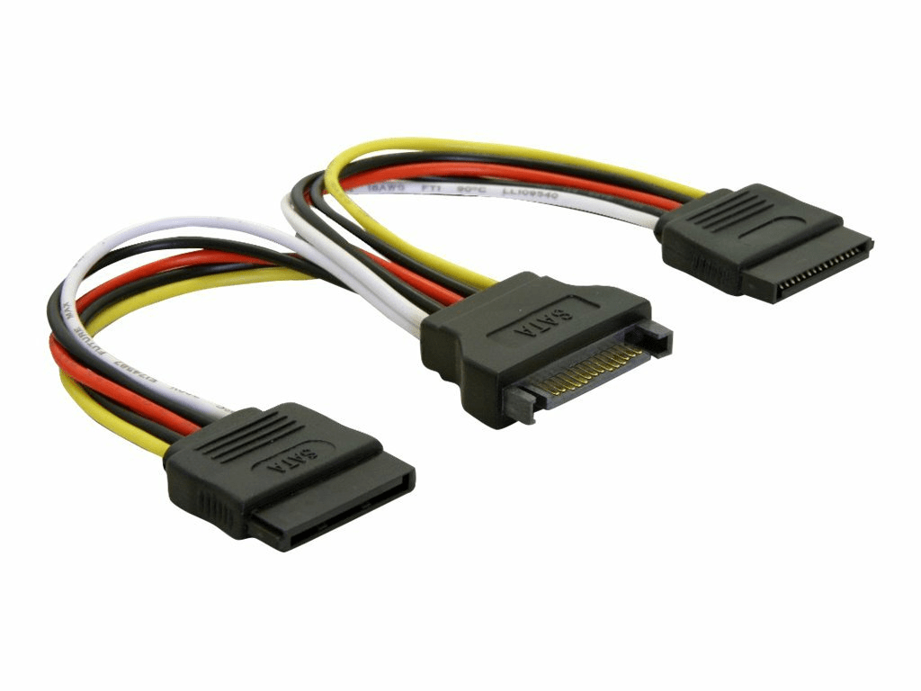 Delock Stromkabel - 15 PIN SATA Power - 15 PIN SATA Power - 15 cm