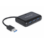Delock USB 3.0 Hub 3 Port + 1 Port Gigabit LAN 10/100/1000 Mb/s