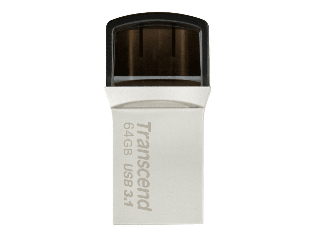 Transcend JetFlash 890 64GB, USB-A 3.0/USB-C 3.0