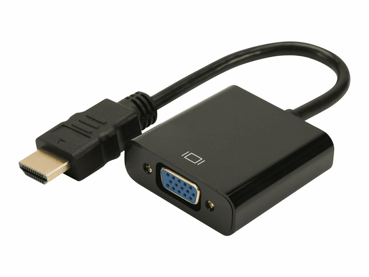 Digitus Video- / Audio-Adapter - HDMI / VGA / Audio - HDMI (M) bis HD-15,...