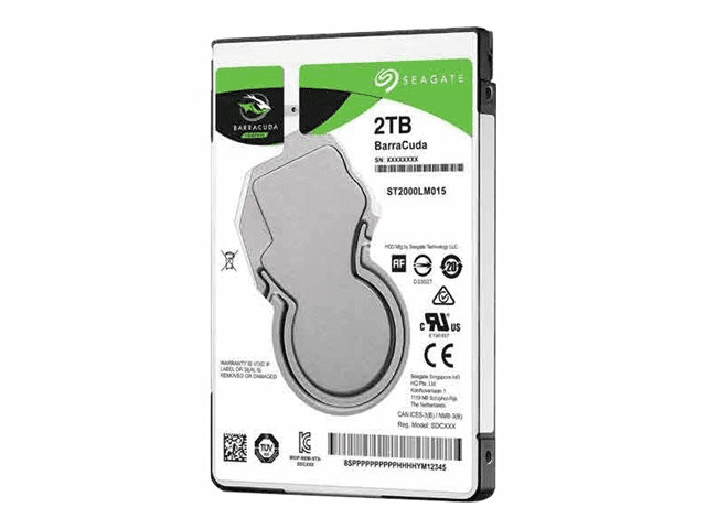 Seagate Guardian BarraCuda ST2000LM015 - Festplatte - 2 TB - intern - 2.5...