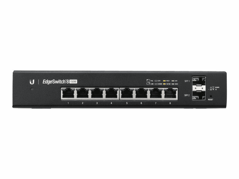 Ubiquiti EdgeSwitch 8, 150W, 8 Gigabit RJ45 Ports
