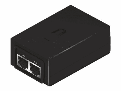 Ubiquiti Desktop Gigabit PoE-Injektor, 1x RJ-45, 24W passiv PoE 48V, schwarz
