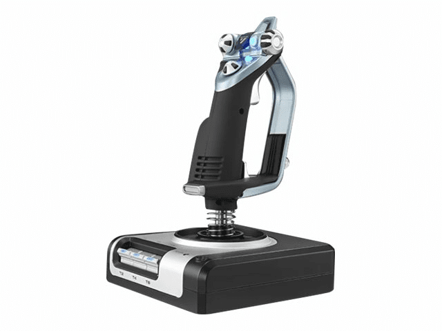 Logitech Saitek Pro Flight X52 Flight System - Joystick - Silber