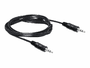Delock 84001 2.5m 3.5mm 3.5mm Schwarz Audio-Kabel