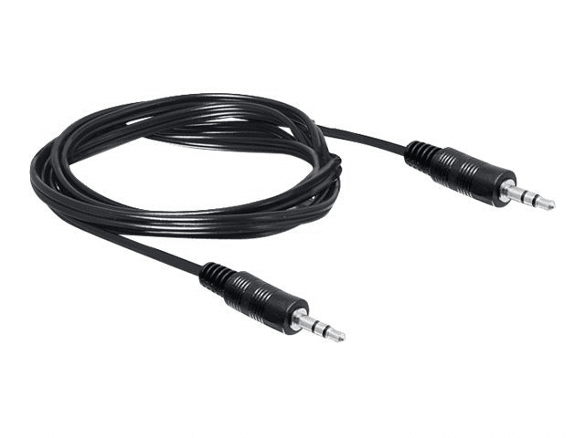 Delock 84001 2.5m 3.5mm 3.5mm Schwarz Audio-Kabel