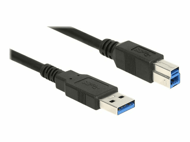 Delock 85066 1m USB A USB B Schwarz USB Kabel