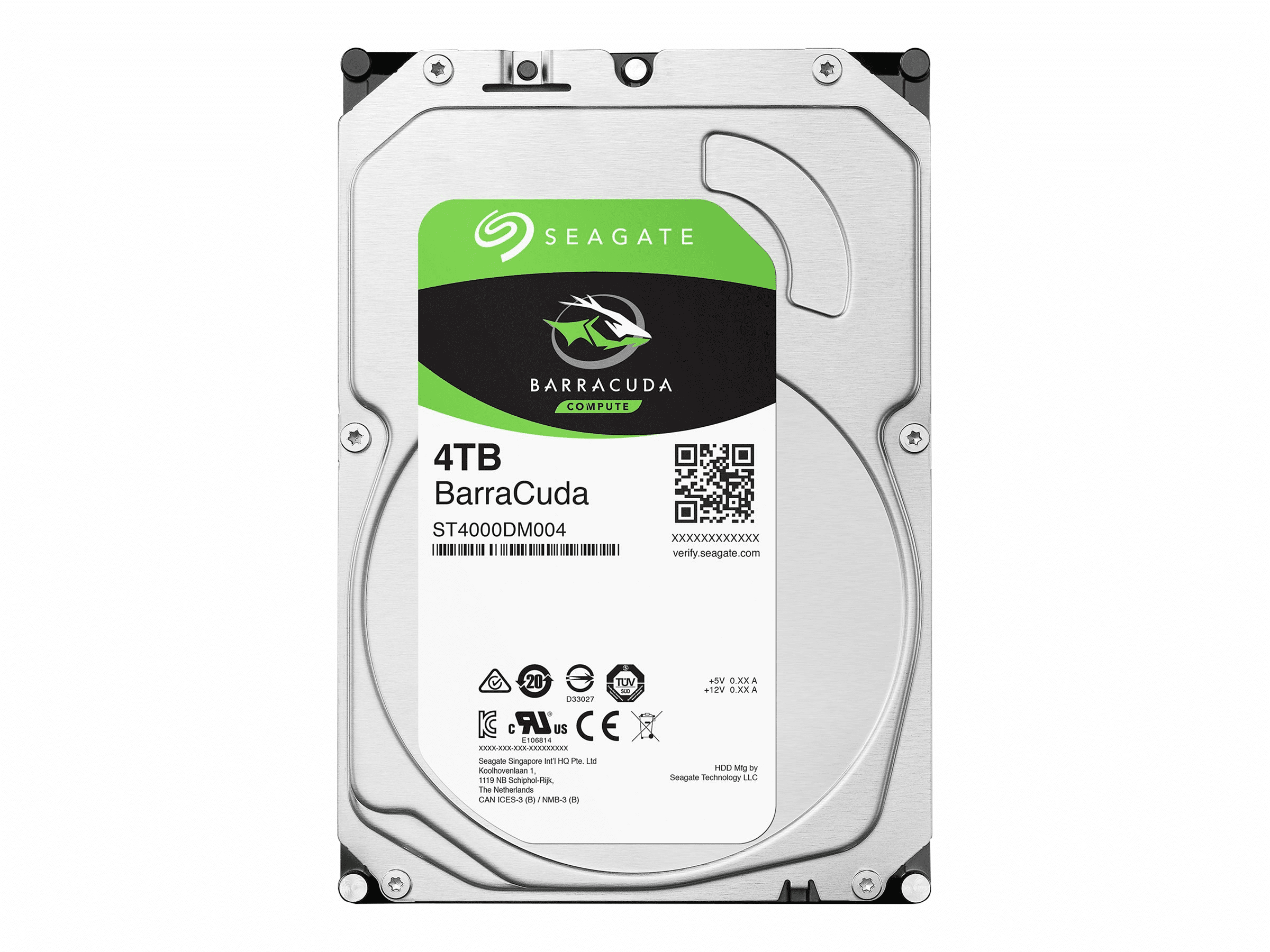 Seagate Barracuda ST4000DM004 - Festplatte - 4 TB - intern - 3.5 (8.9 cm)