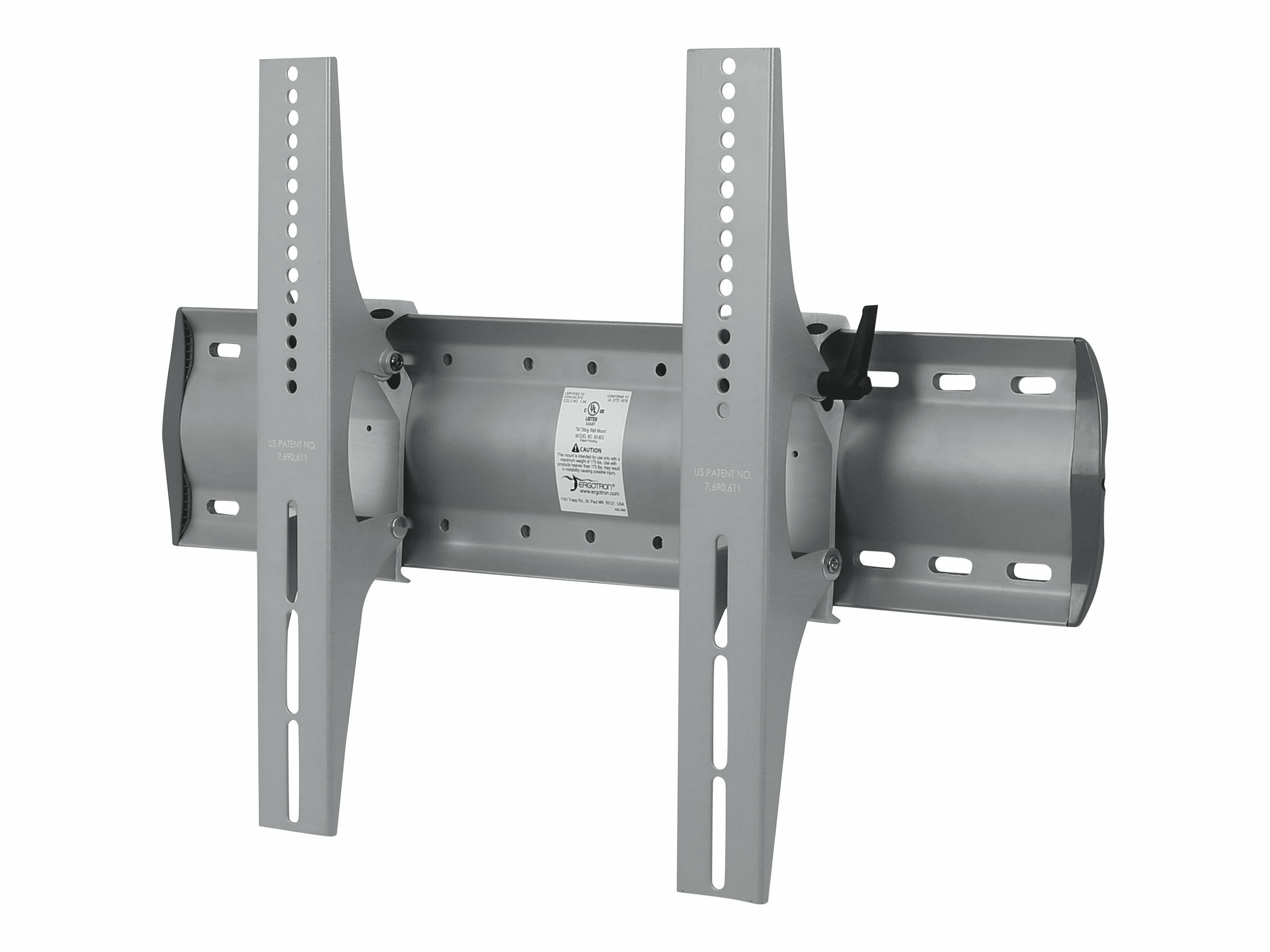 Ergotron 61-143-003 Silber Flachbildschirm-Wandhalterung
