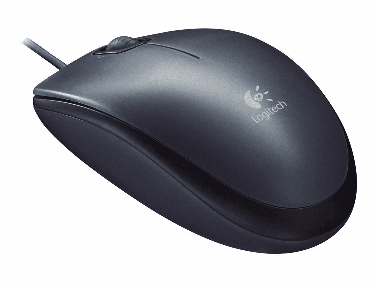 Logitech LGT-M90 - Maus - 1.000 dpi Optisch - Schwarz