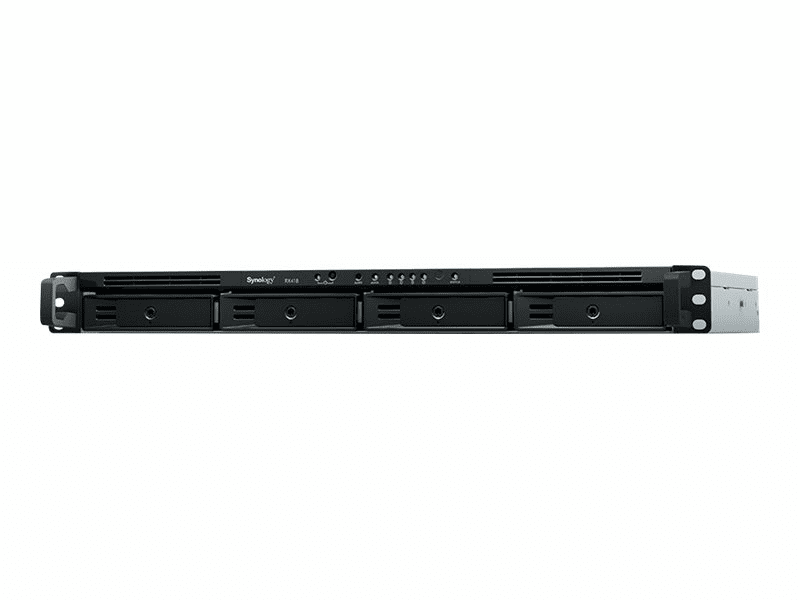 Synology RX418 Rack (1U) Schwarz Disk-Array