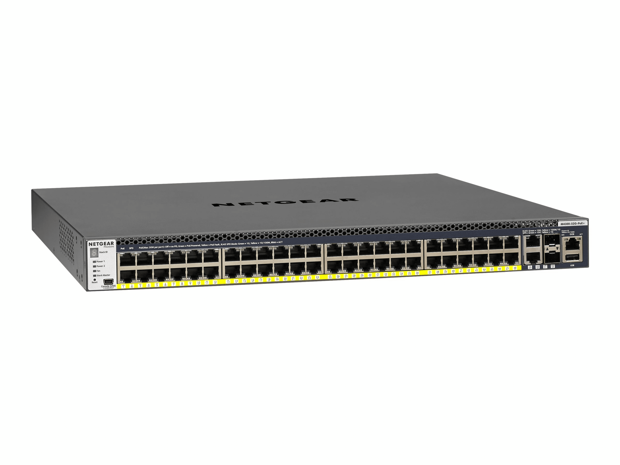 Netgear ProSAFE M4300-52G-PoE+ - Switch - L3