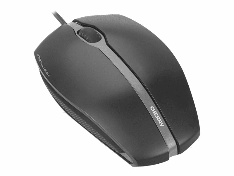 Cherry Gentix Silent USB Optisch 1000DPI Ambidextrös Schwarz Maus