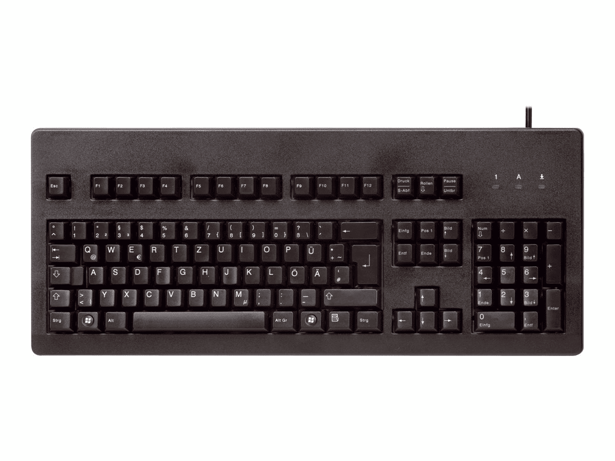 Cherry Classic Line G80-3000 - Tastatur - 105 Tasten QWERTZ - Schwarz