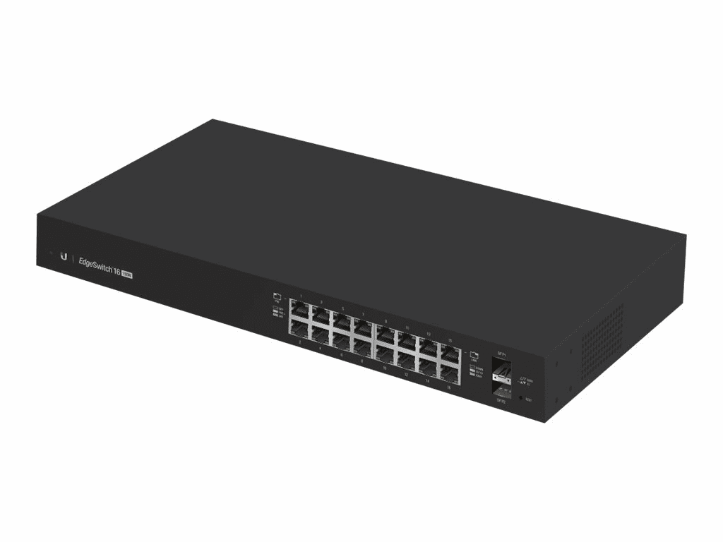 Ubiquiti EdgeSwitch 16, 150W, 16 Gigabit RJ45 Ports, 2 SFP
