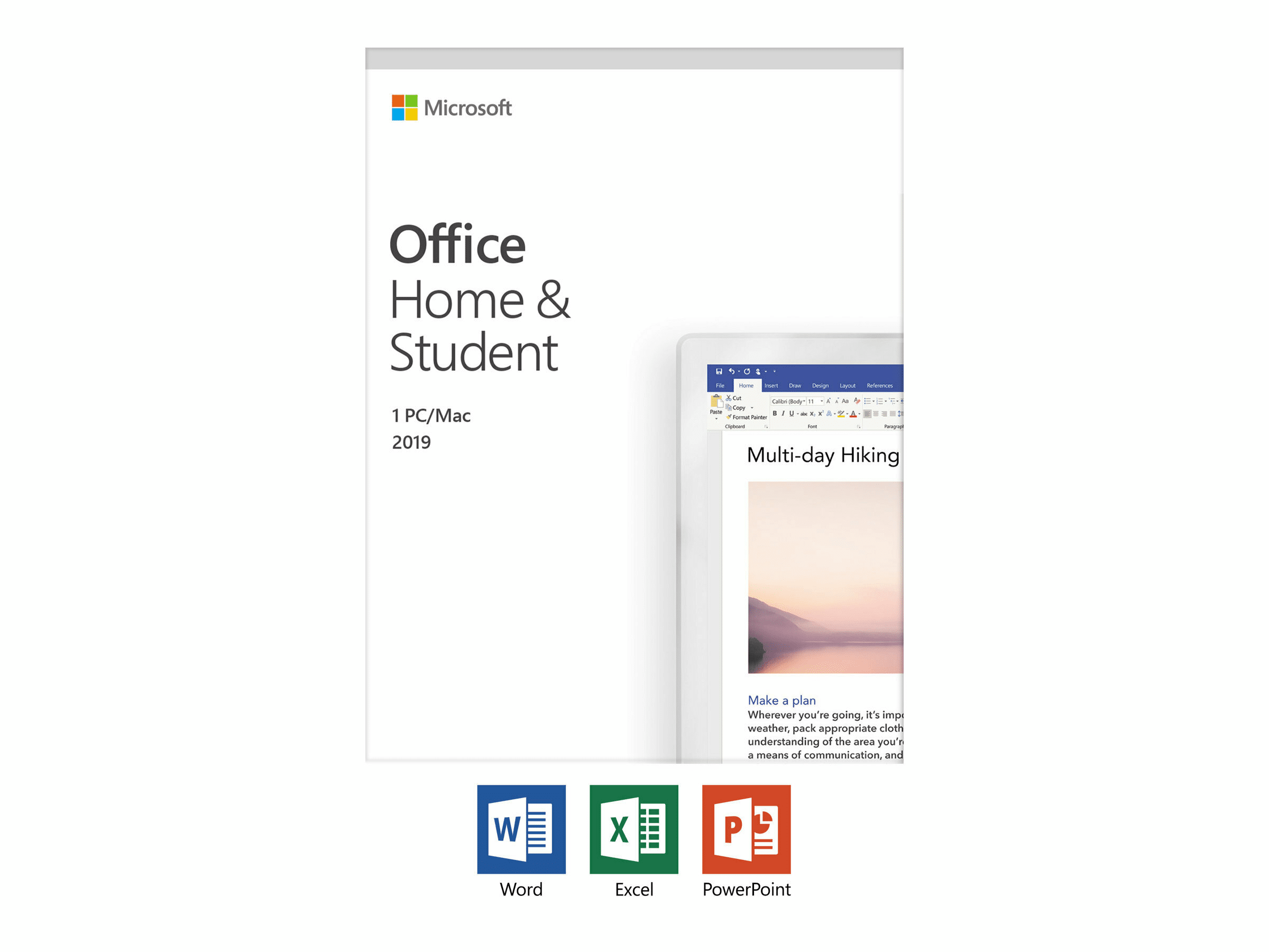 Microsoft Office 2019 Home and Student, PKC