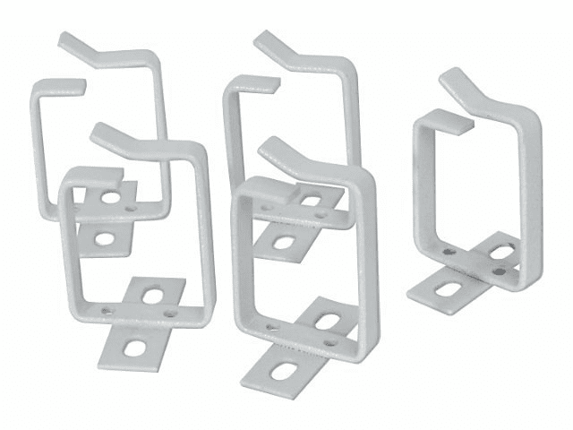 DIGITUS DN-19 ORG-1 Grau 10Stück(e) Kabelklammer