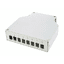 LWL Hutschienen Box, leer 6xSC