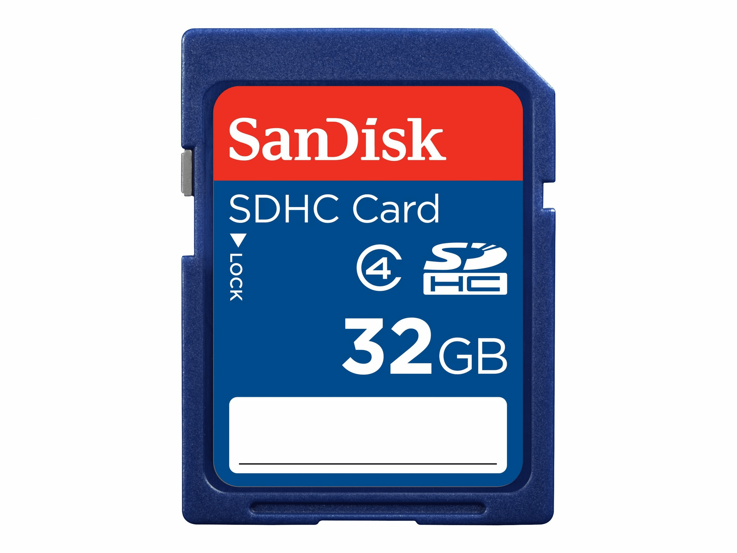 SanDisk Standard - Flash-Speicherkarte - 32 GB - Class 4 - SDHC