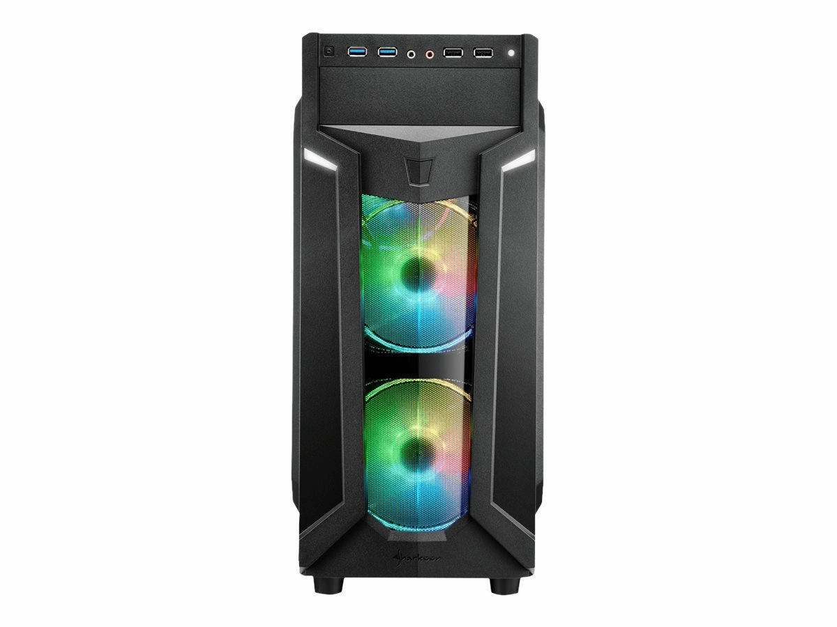 Sharkoon VG6-W RGB - Midi Tower - ATX - ohne Netzteil