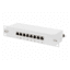 DIGITUS CAT 5e Klasse D Patch Panel geschirmt 8-Port RJ45 8P8C LSA 1HE 25,4cm...