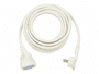 Brennenstuhl Verlängerungskabel mit Winkel-Flachstecker, 5m, weiß