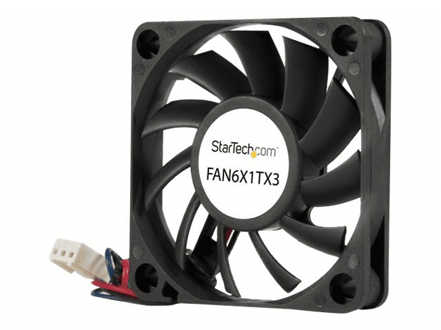 StarTech.com 60mm Gehäuselüfter - Lüfter 6cm für PC Gehäuse mit 3-pin Molex...