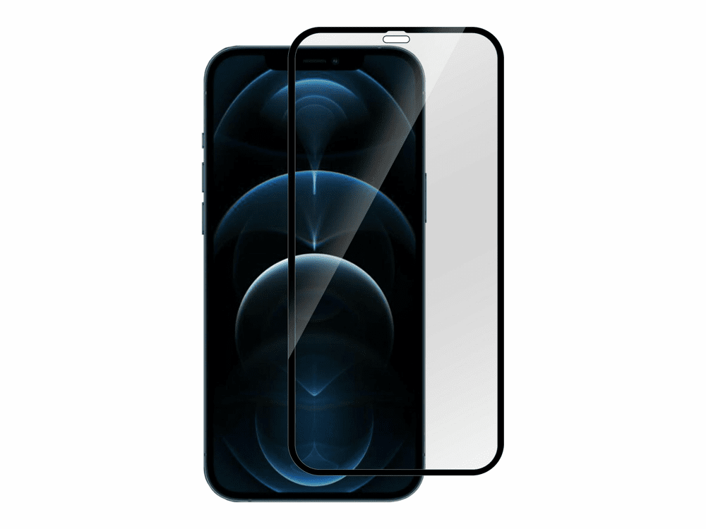 eSTUFF Apple iPhone 12/12 Pro Black Full Cover Titan - 1A Shop