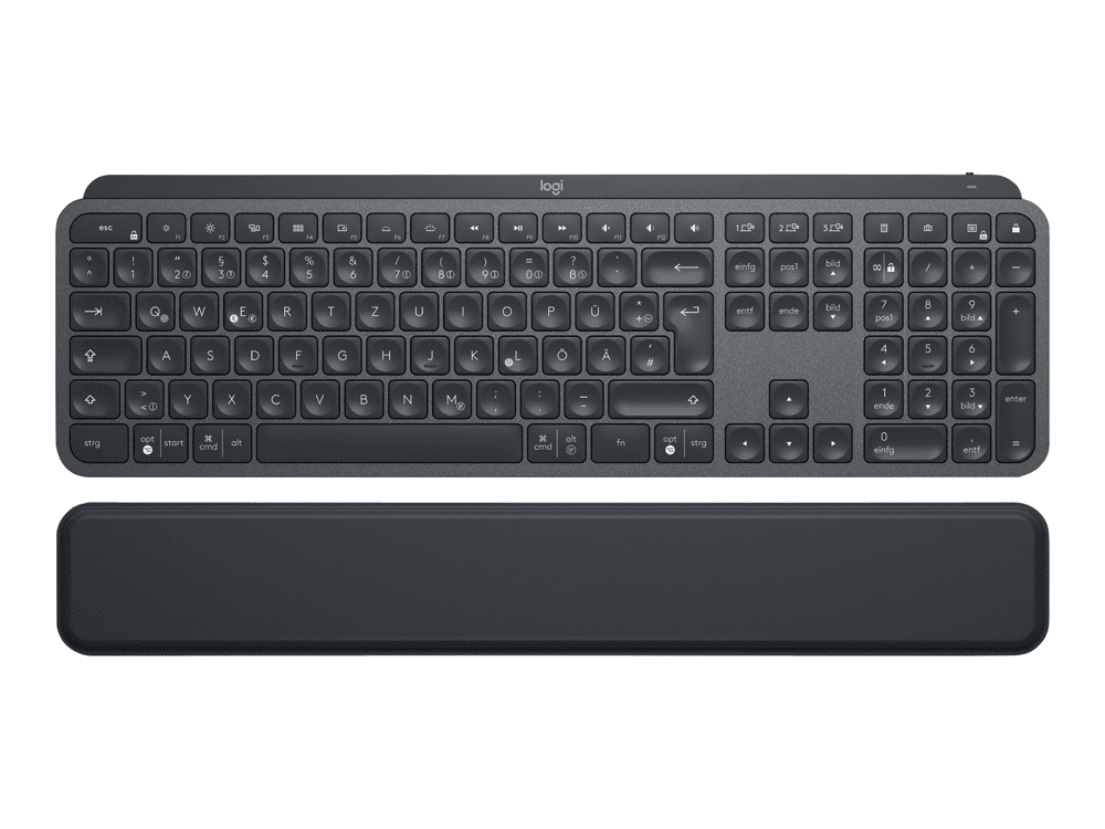 Logitech MX Keys Kabellos-Tastatur Für Windows BELEUCHTET QWERTZ