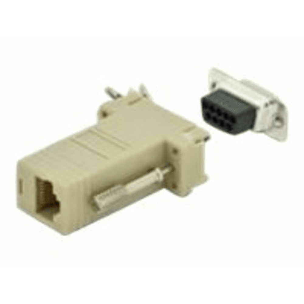 Adapter, DB9,modular DB9m Adapter, DB9, RJ45, Modular DB9 M, RJ45 F ...