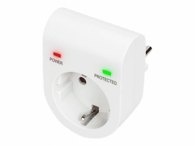 DIGITUS DN-95400 überspannungsschutz mit Power- und Schutz-LED safety...