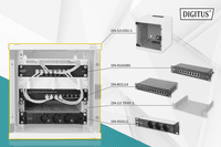 Digitus Netzwerk-Set 254 mm (10) - 6HE, 312 x 300 mm (B x T)
