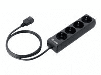 Equip Steckdosenleiste, 3-fach, Kaltgeräteanschluss C14 zu 3x Schuko, 1.1m,...