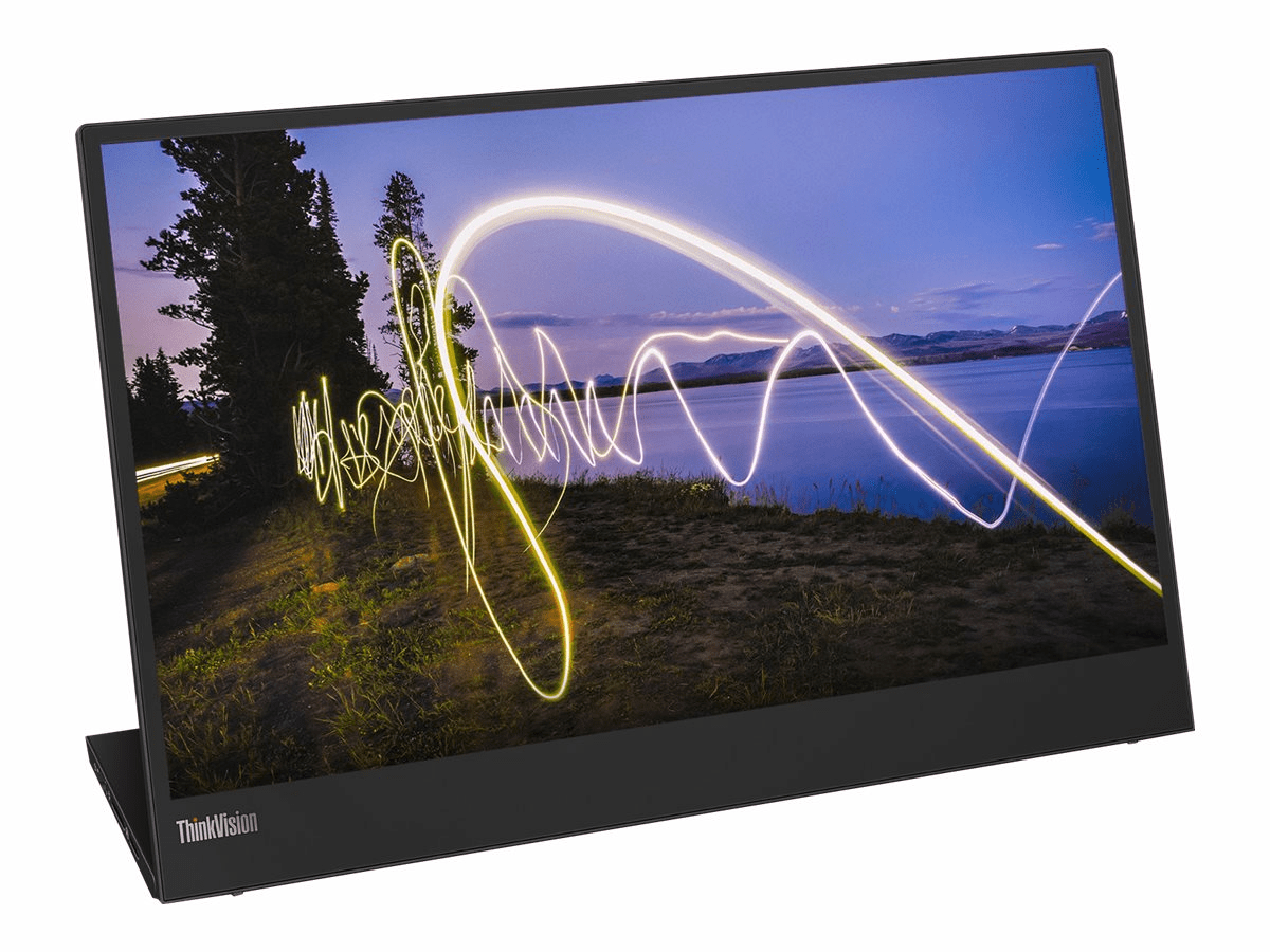 Lenovo ThinkVision M15, 15.6 IPS, 1920x1080, 60Hz, USB C, höhenverstellbar,...