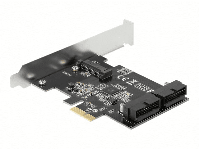 Delock PCI Express Karte zu 2x intern USB 3.0 Pfostenstecker