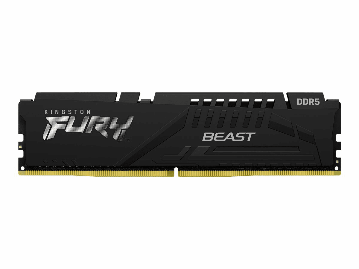 Kingston FURY Beast schwarz UDIMM 16GB, DDR5-6000, CL36-44-44, 1RX8