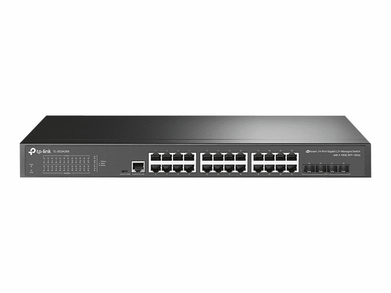 TP-Link Omada SG3428X Rackmount Gigabit Managed Switch, 24x RJ-45, 4x SFP+
